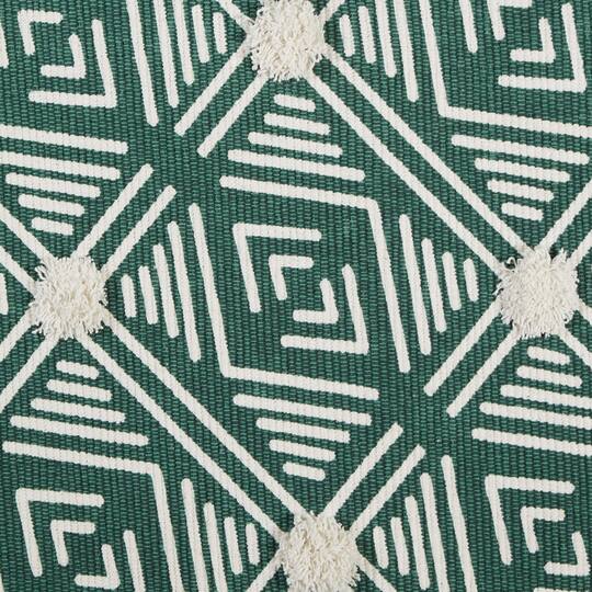 DII® Diamond Printed Off-White Hand-Loomed Shag Rug Runner 2ft. x 6ft